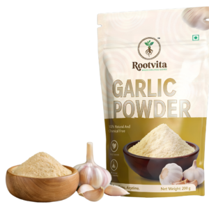 Rootvita Garlic Powder packaging
